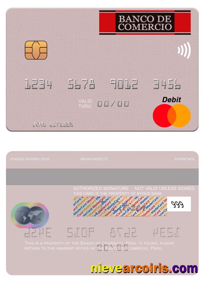 Peru Banco de Comercio mastercard